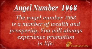 angel number 1068