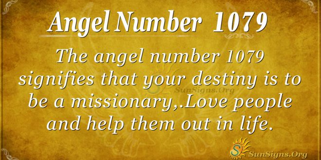 angel number 1079