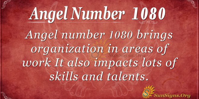 angel number 1080