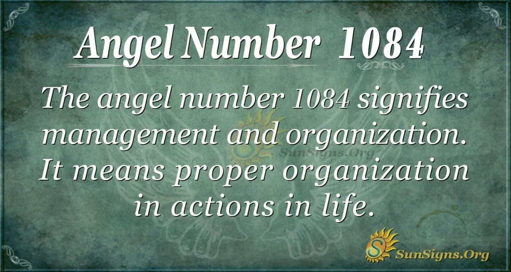angel number 1084