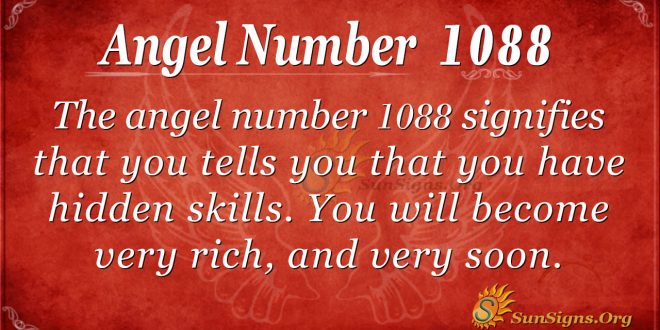 angel number 1088