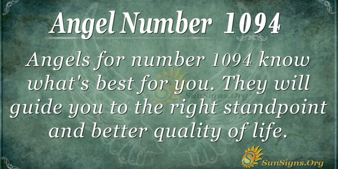 angel number 1094
