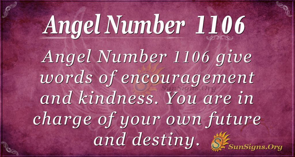 angel number 1106