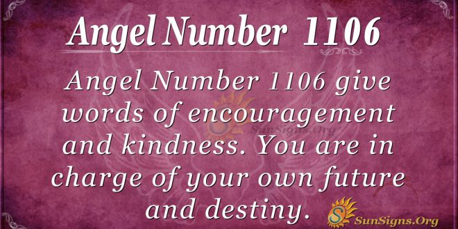 angel number 1106