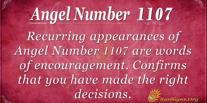 angel number 1107