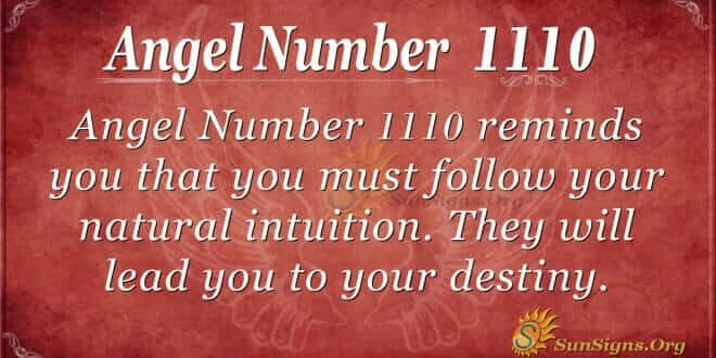 angel number 1110