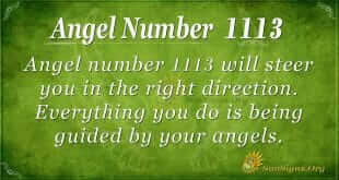 angel number 1113