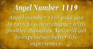 angel number 1119