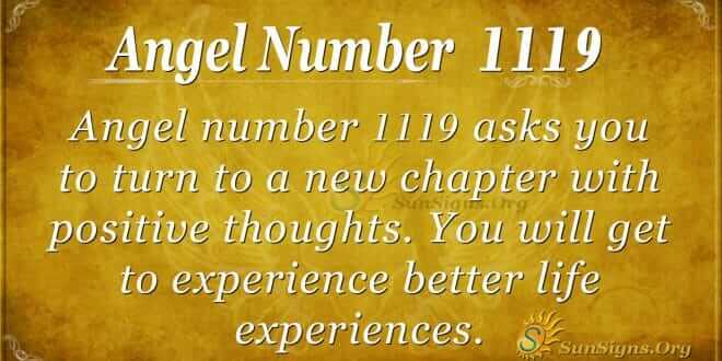 angel number 1119