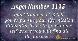 angel number 1135