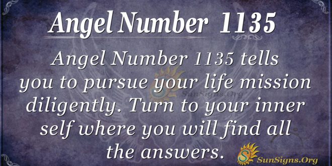 angel number 1135