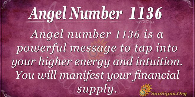 angel number 1136