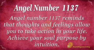angel number 1137