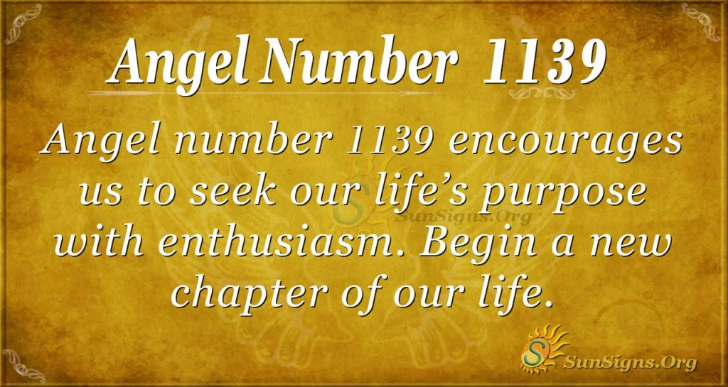 Numéro d'ange 1139