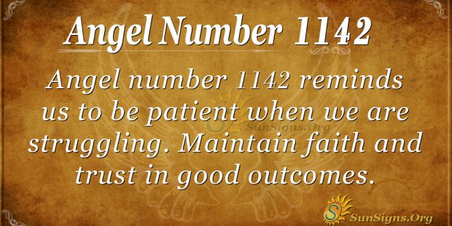angel number 1142