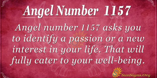 angel number 1157