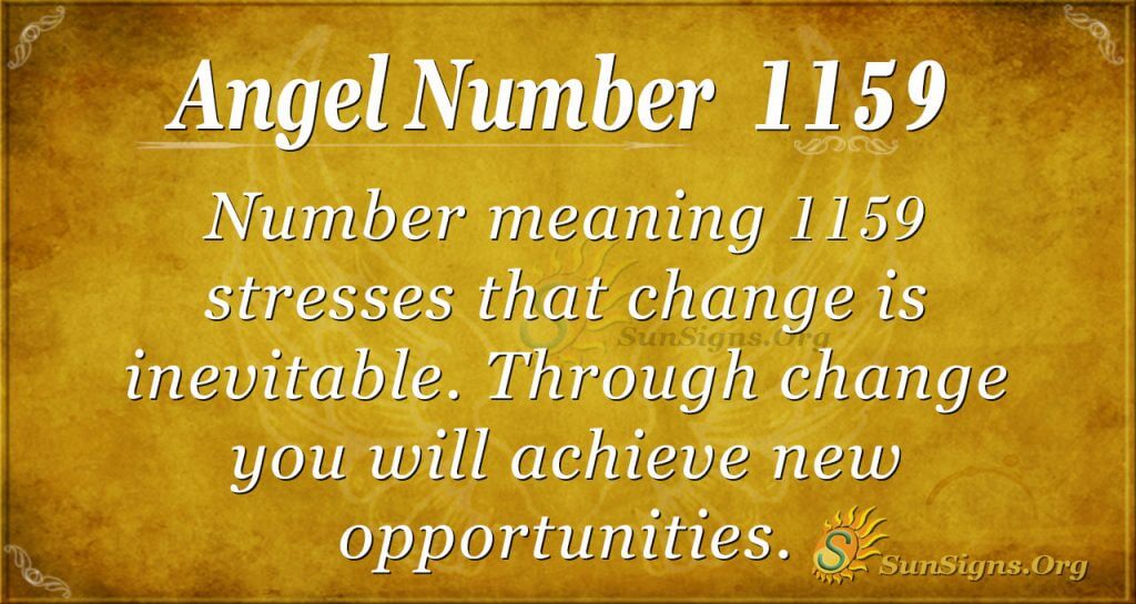 angel number 1159