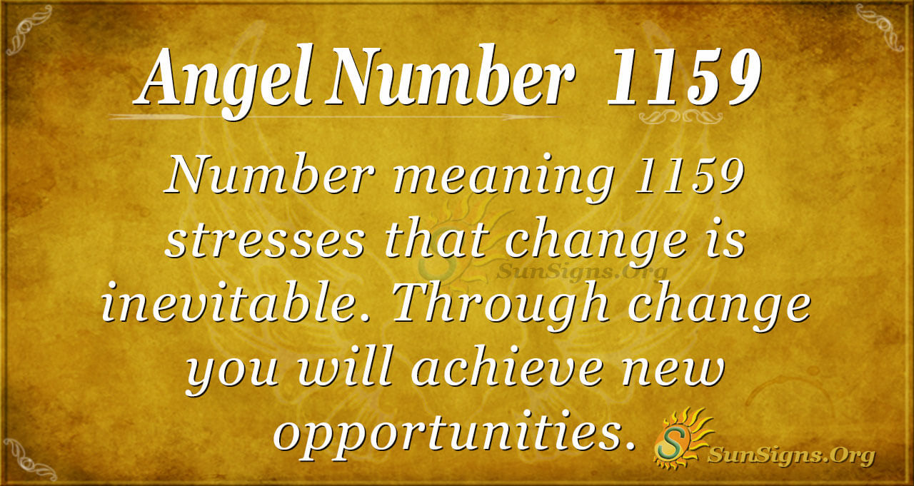 Angel number 1159