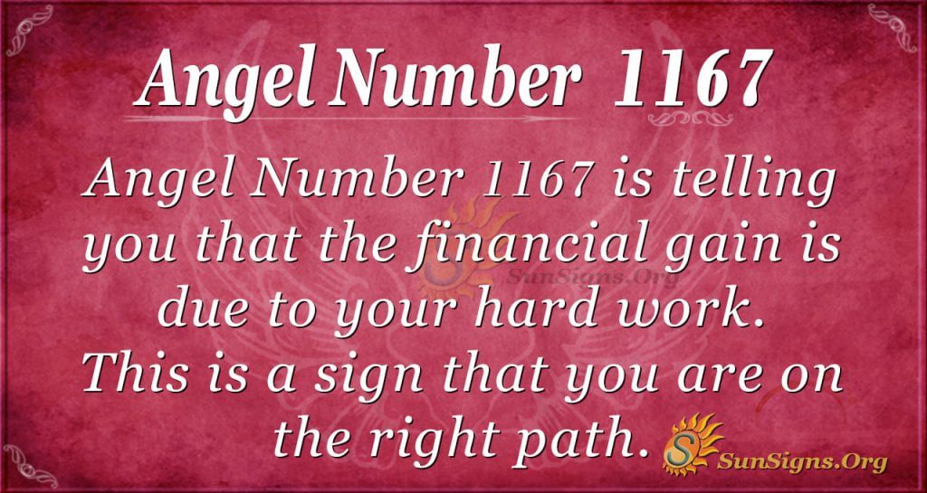 angel number 1167