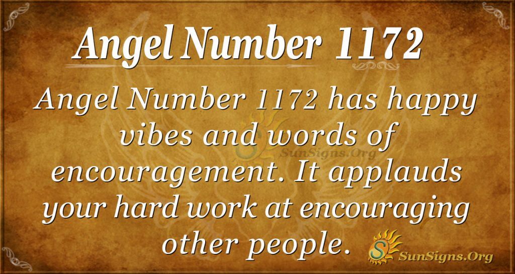 angel number 1172