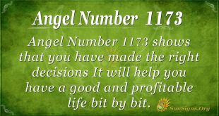 angel number 1173
