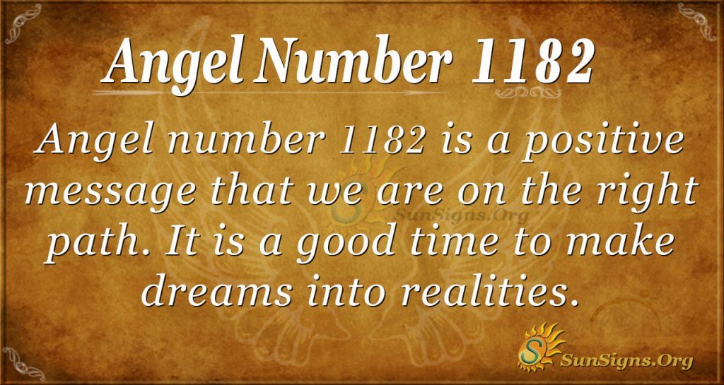 angel number 1182