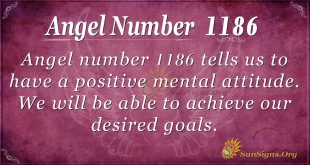 angel number 1186