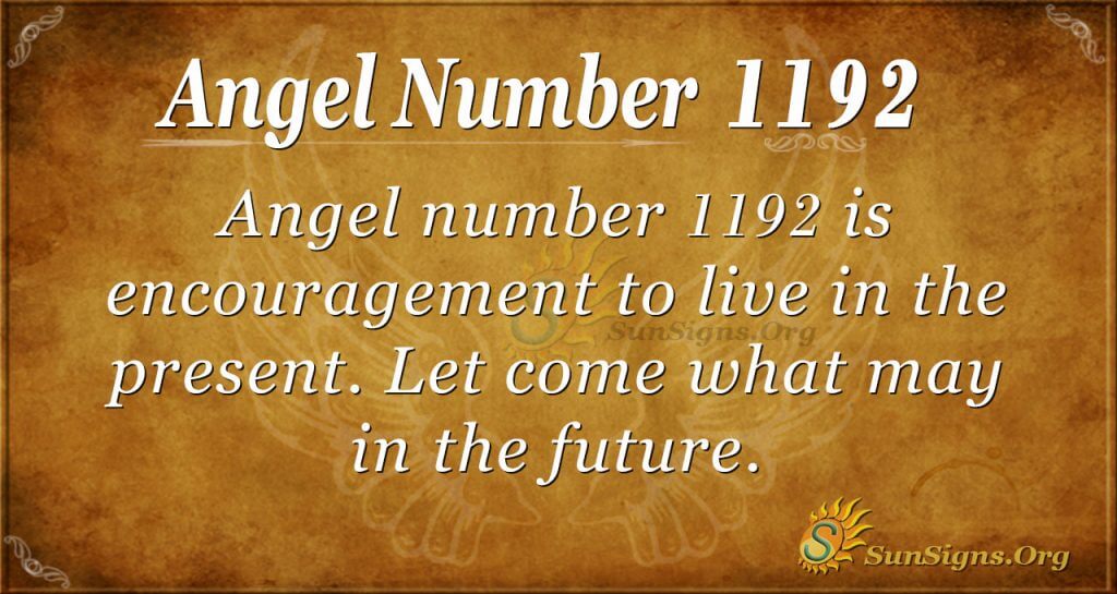 angel number 1192