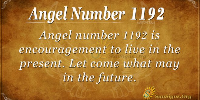 angel number 1192