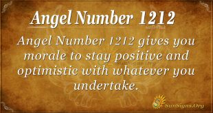 Angel Number 1212