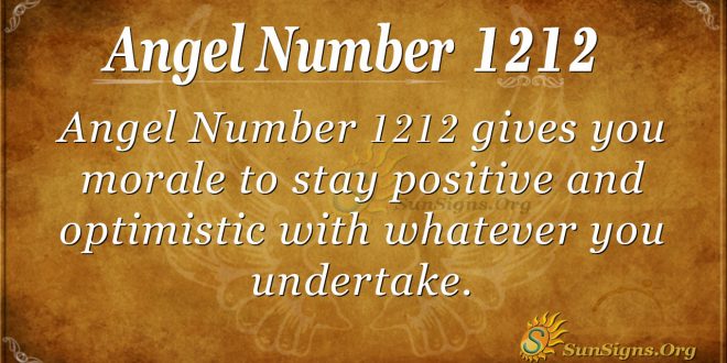 Angel Number 1212