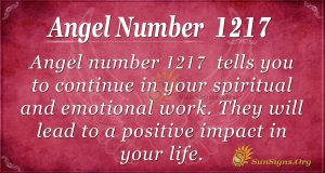 Angel Number 1217 Meaning: Manage Your Emotions | SunSigns.Org