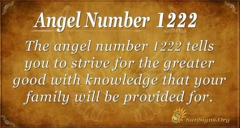 Angel Number 1222 Meaning  A Sign Of Great Things  SunSigns Org