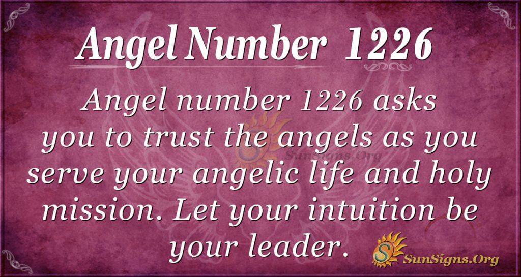 angel number 1226