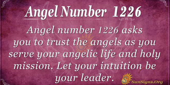 angel number 1226