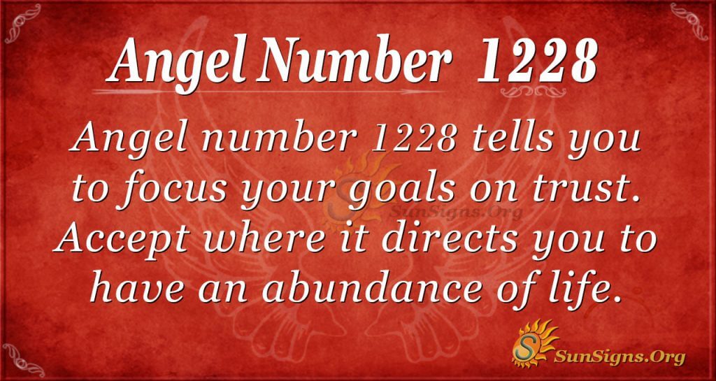 angel number 1228