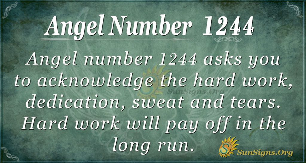 angel number 1244