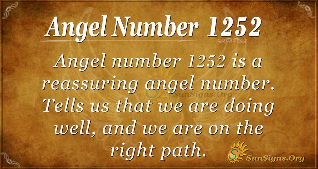 angel number 1252