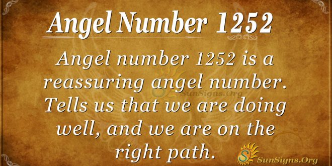 angel number 1252