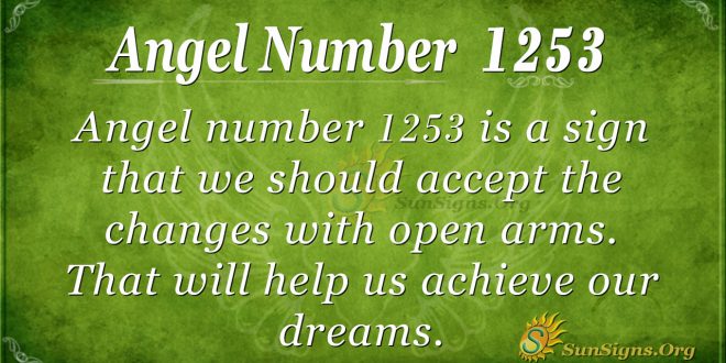 angel number 1253