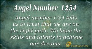 angel number 1254