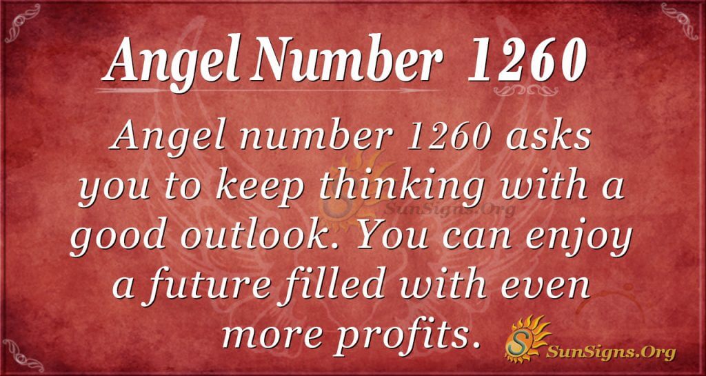 angel number 1260