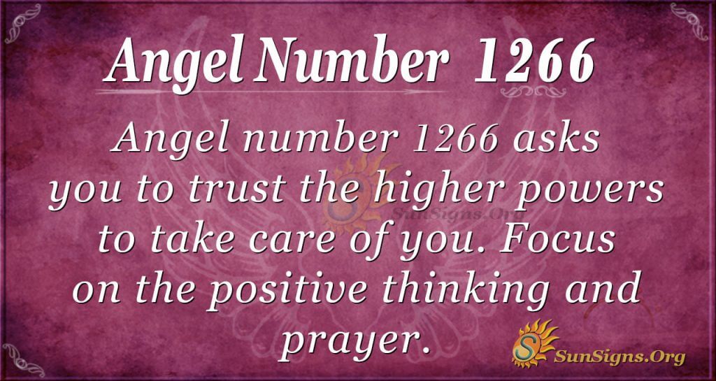 angel number 1266
