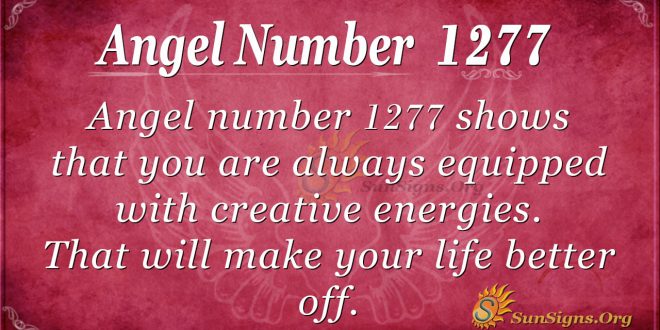 angel number 1277