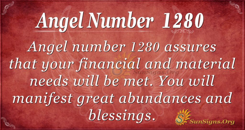 angel number 1280