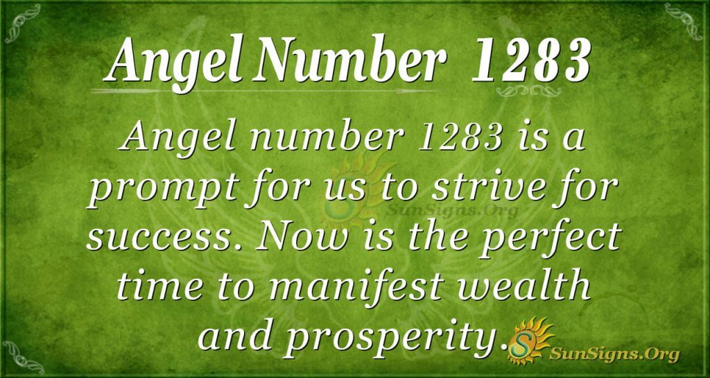 angel number 1283