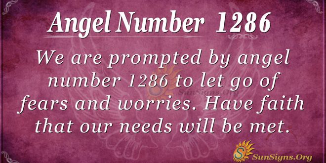 angel number 1286