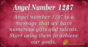 angel number 1287