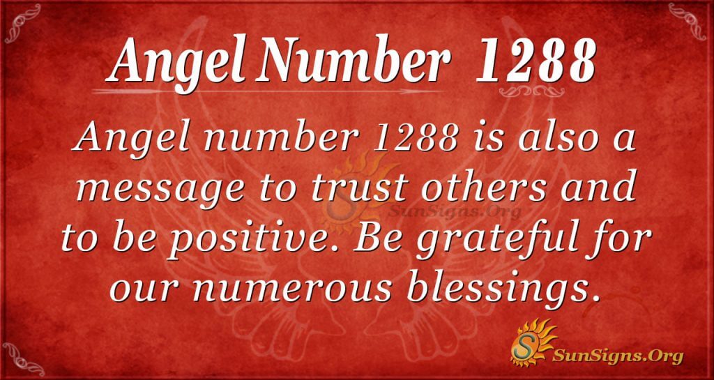 angel number 1288