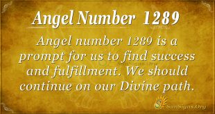 angel number 1289
